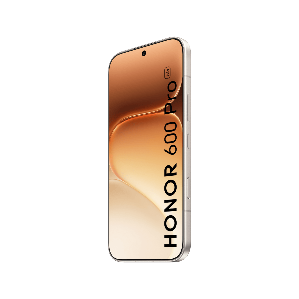 Smartfon HONOR 600 Pro White Gold Front and Buttons