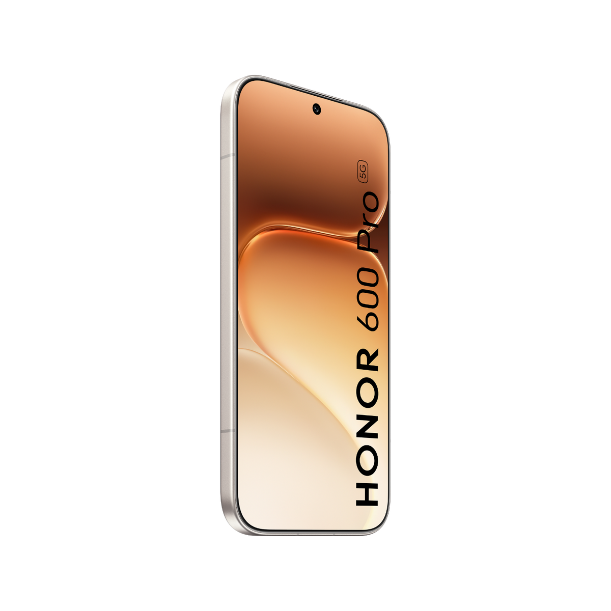 Smartfon HONOR 600 Pro White Gold Front and side