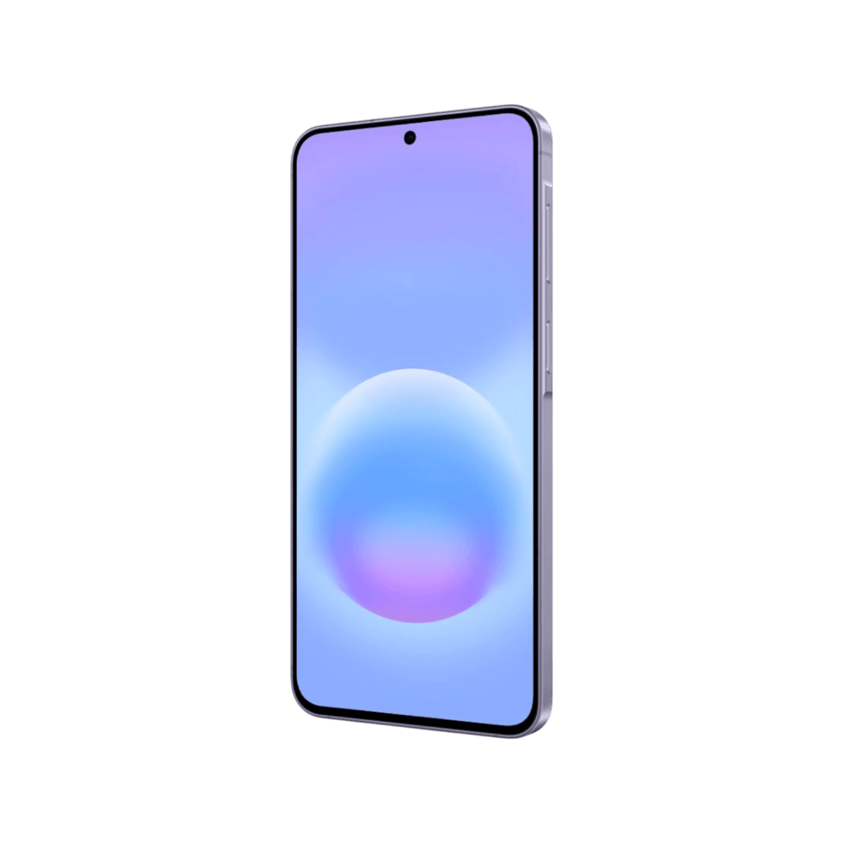 Smartfon Samsung Galaxy A57 5G Fioletowy Przedni, prawy bok obudowy