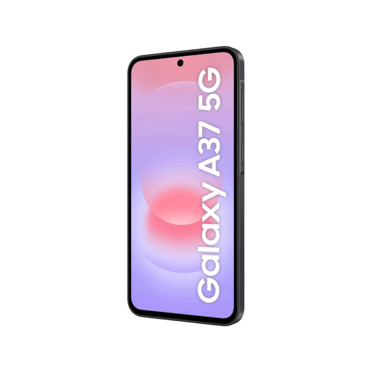 Smartfon Samsung Galaxy A37 5G prawy, przedni bok