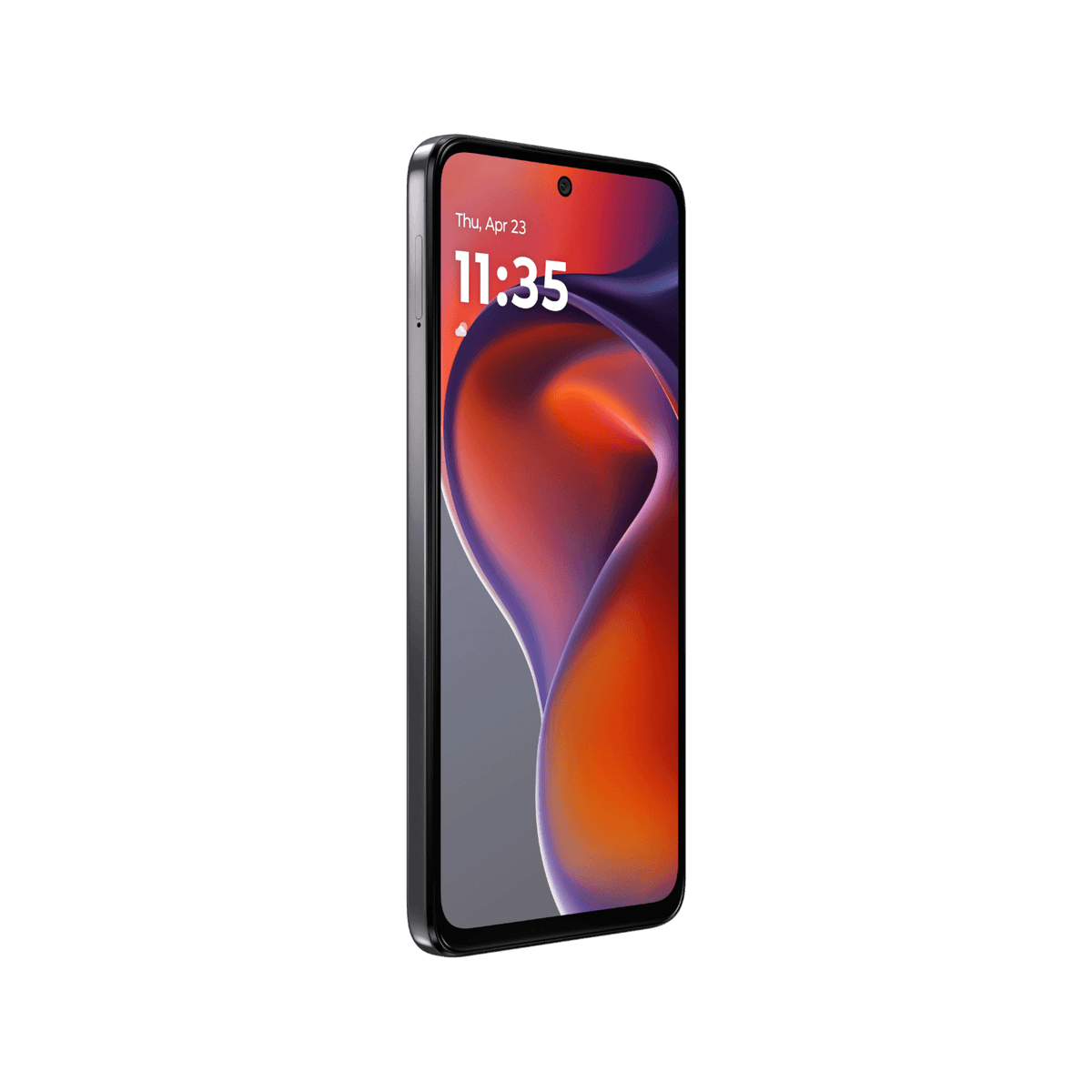 Smartfon Motorola Moto G15 Power Lewy, przedni bok obudowy