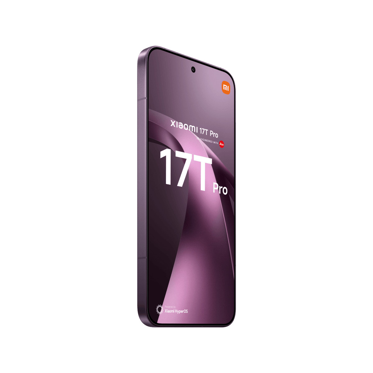 Telefon Xiaomi 17T Pro Głęboki fiolet Lewy, przedni bok