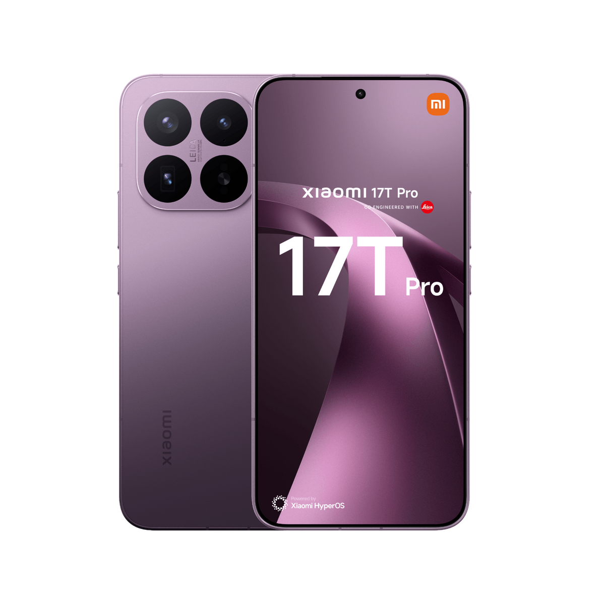 Telefon Xiaomi 17T Pro Głęboki fiolet Przednia i tylna obudowa
