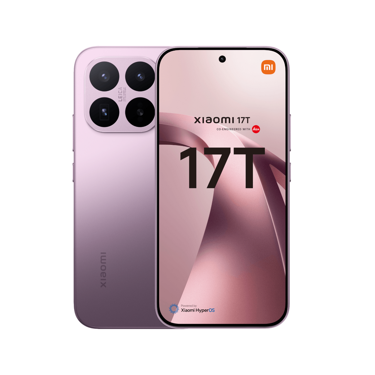 Telefon Xiaomi 17T Fioletowy Przednia i tylna obudowa