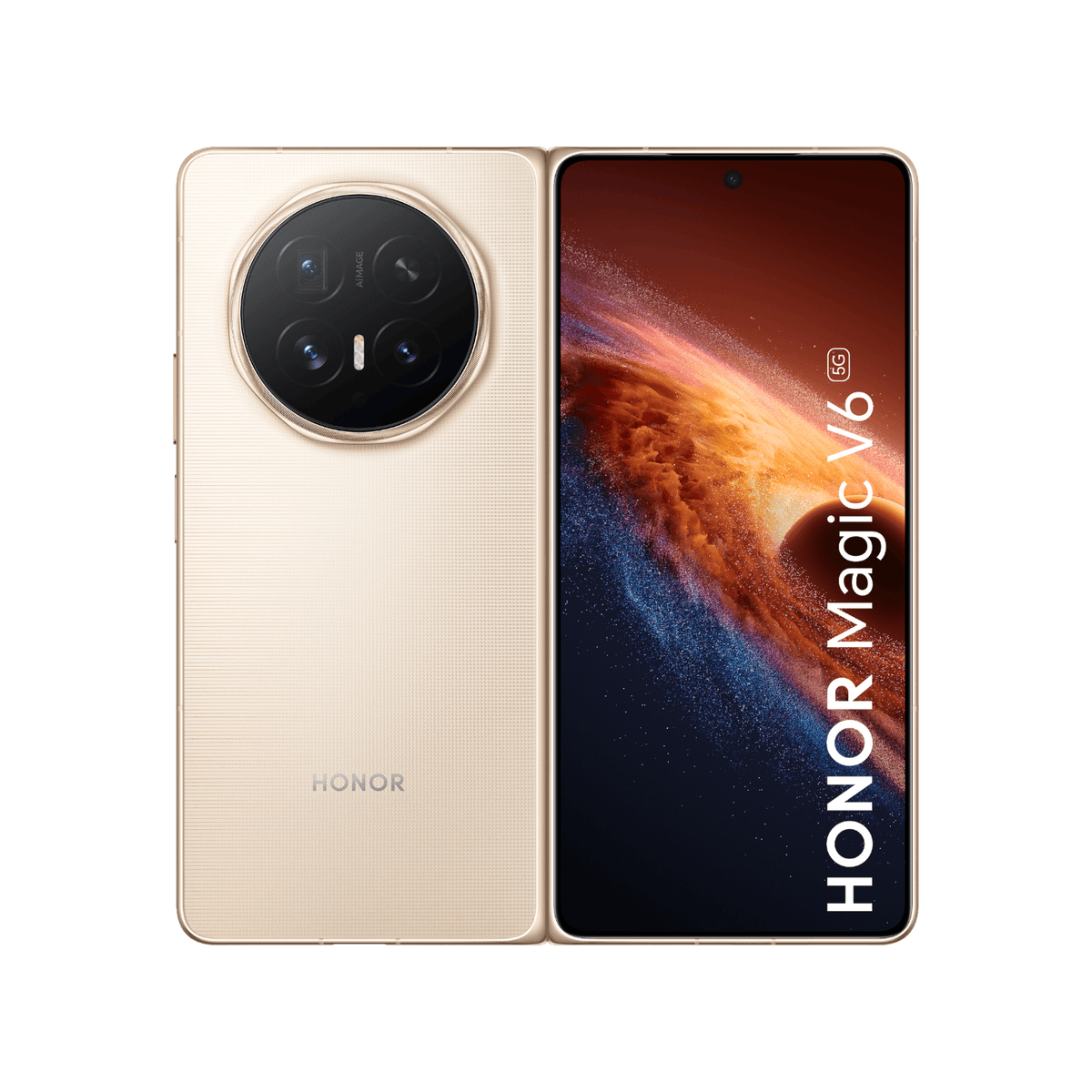 HONOR Magic V6 Złoty Przód i tył obudowy