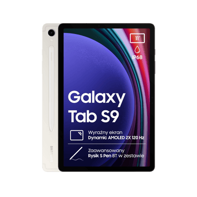 Tablet Samsung Galaxy Tab S9 Wi-Fi z rysikiem