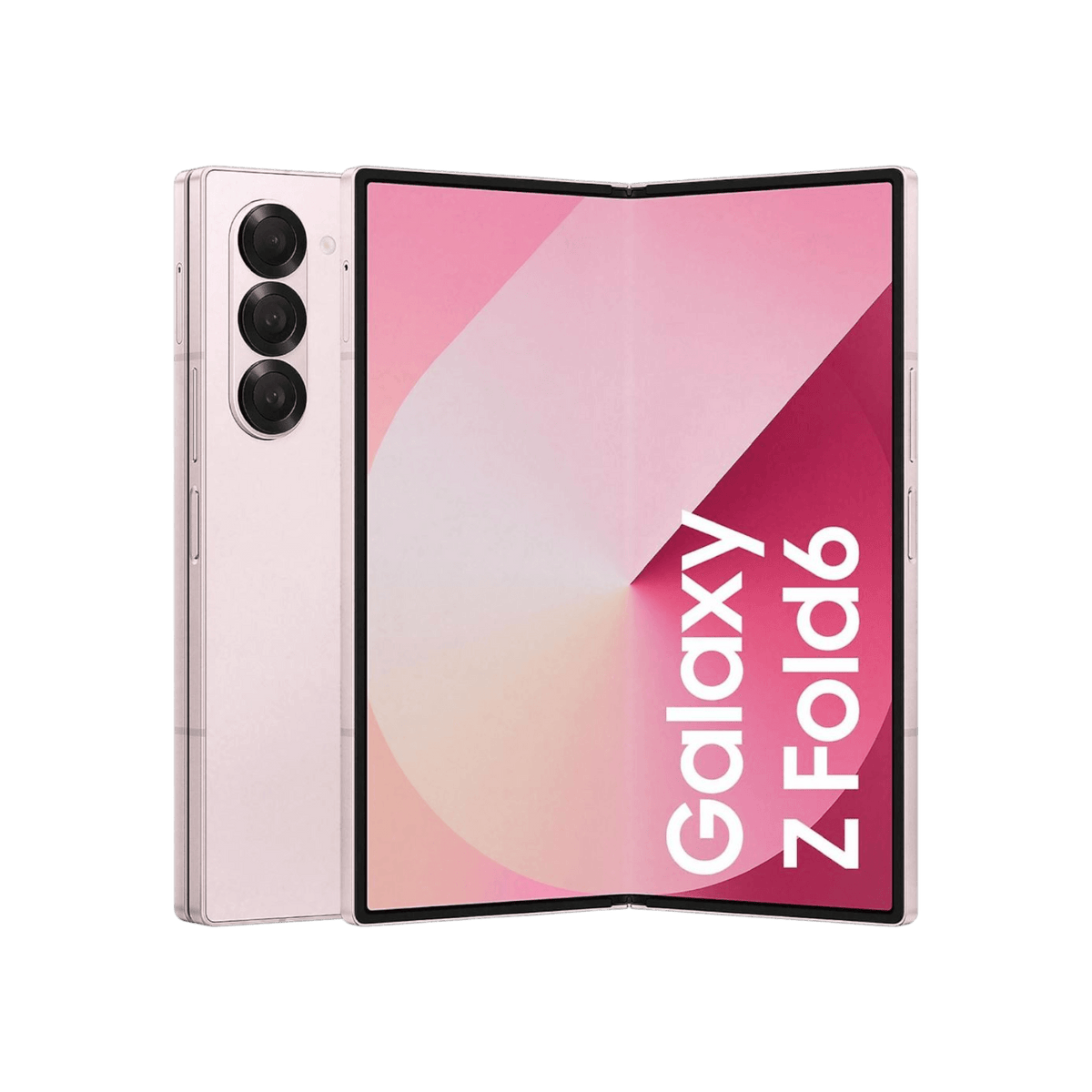 Smartfon Samsung Galaxy Z Fold6 Różowy Rozłożony