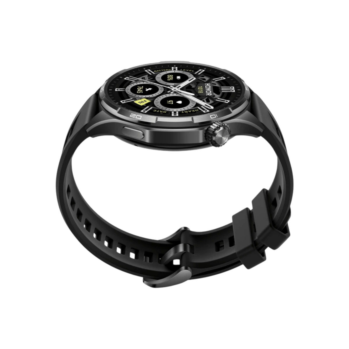 Smartwatch HONOR Watch 6 Shadow Black Czarny Bok