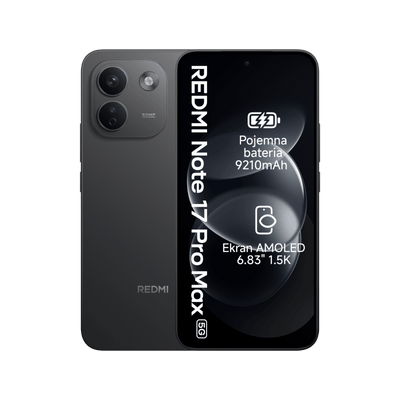 Smartfon Redmi Note 17 Pro Max 5G Czarny