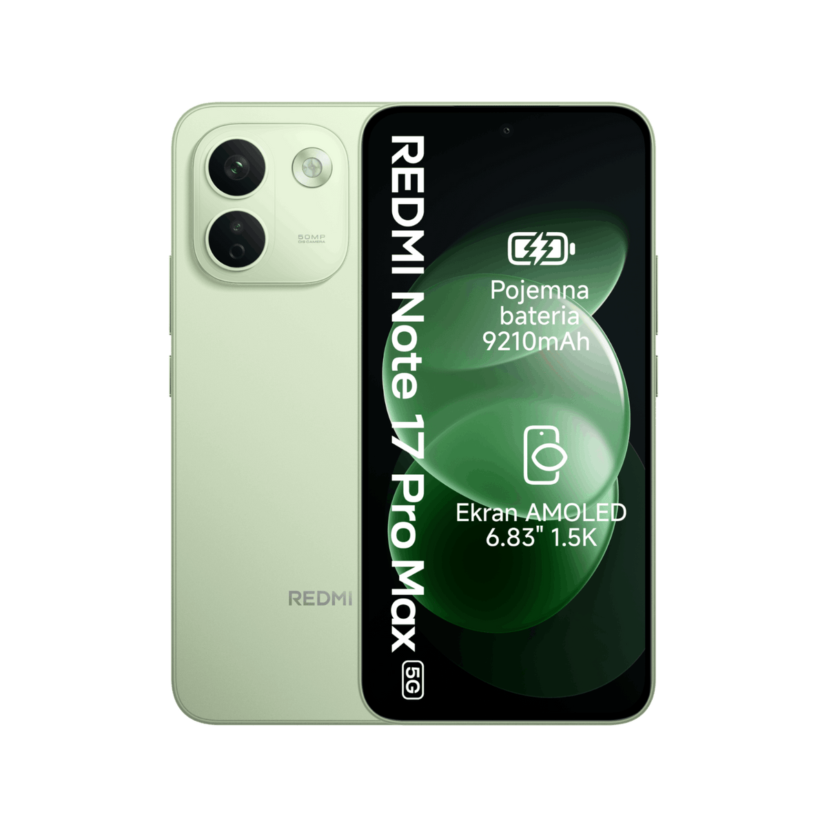 Smartfon Redmi Note 17 Pro Max 5G Zielony