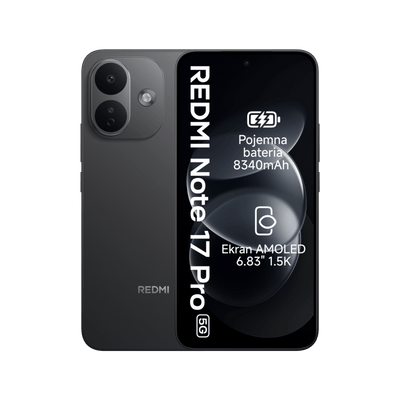 Smartfon Redmi Note 17 Pro 5G Czarny