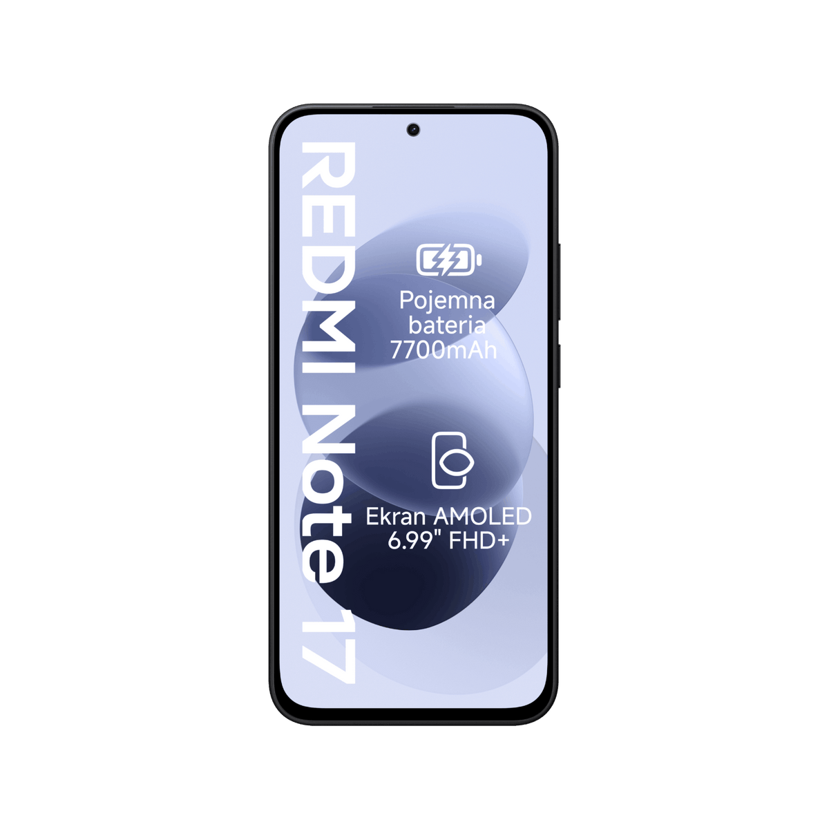 Smartfon Redmi Note 17 Czarny Front