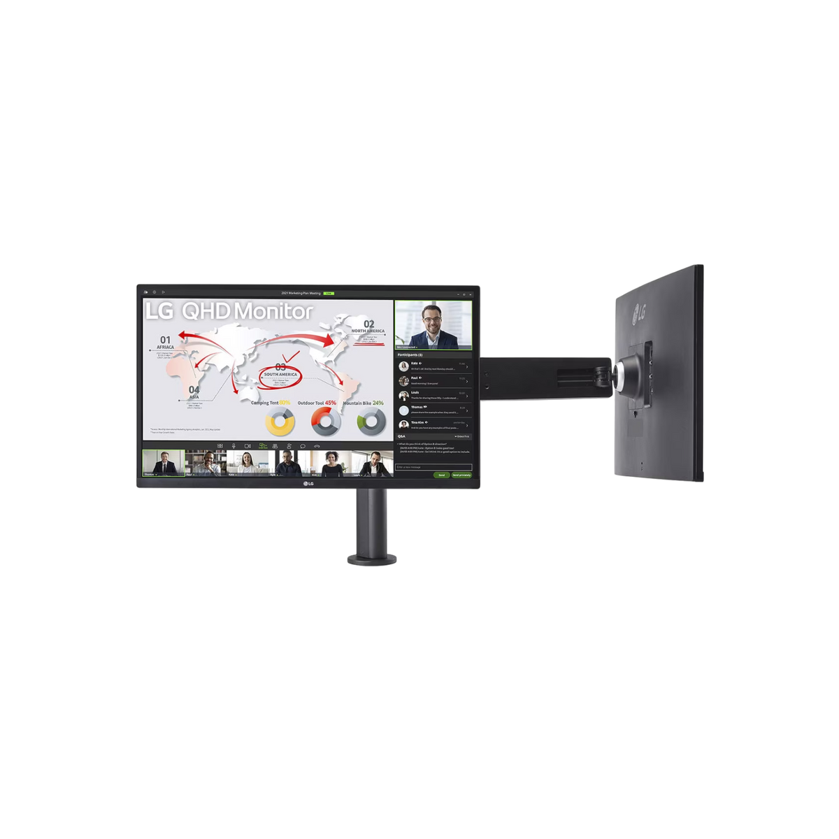 Monitor LG 27QP88DP-BS 27" IPS QHD.