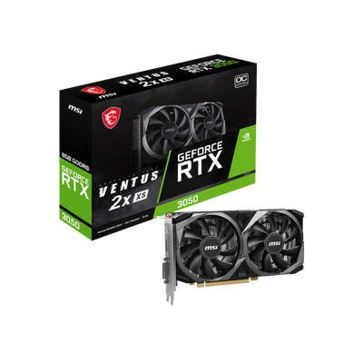 Karta graficzna MSI GeForce RTX 3050 Ventus 2X XS OC 8GB GDDR6.