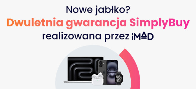 Dwuletnia gwarancja Apple realizowana przez iMad na simplybaypl.com