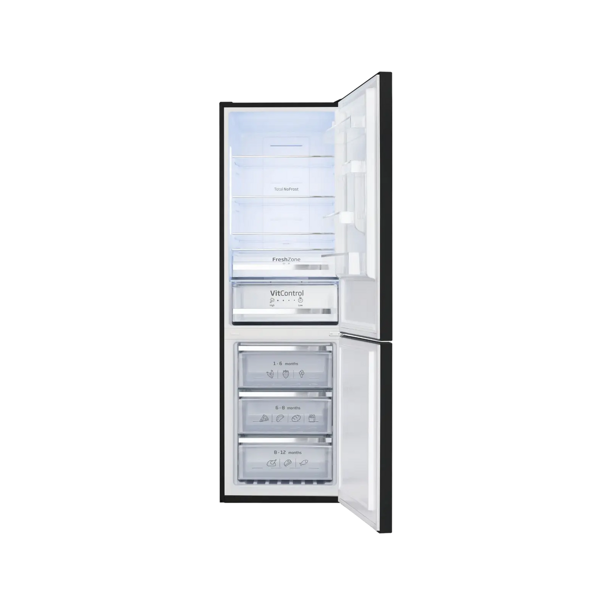 Lodówka wolnostojąca Amica FK3666.2DFZHC No Frost 186cm.