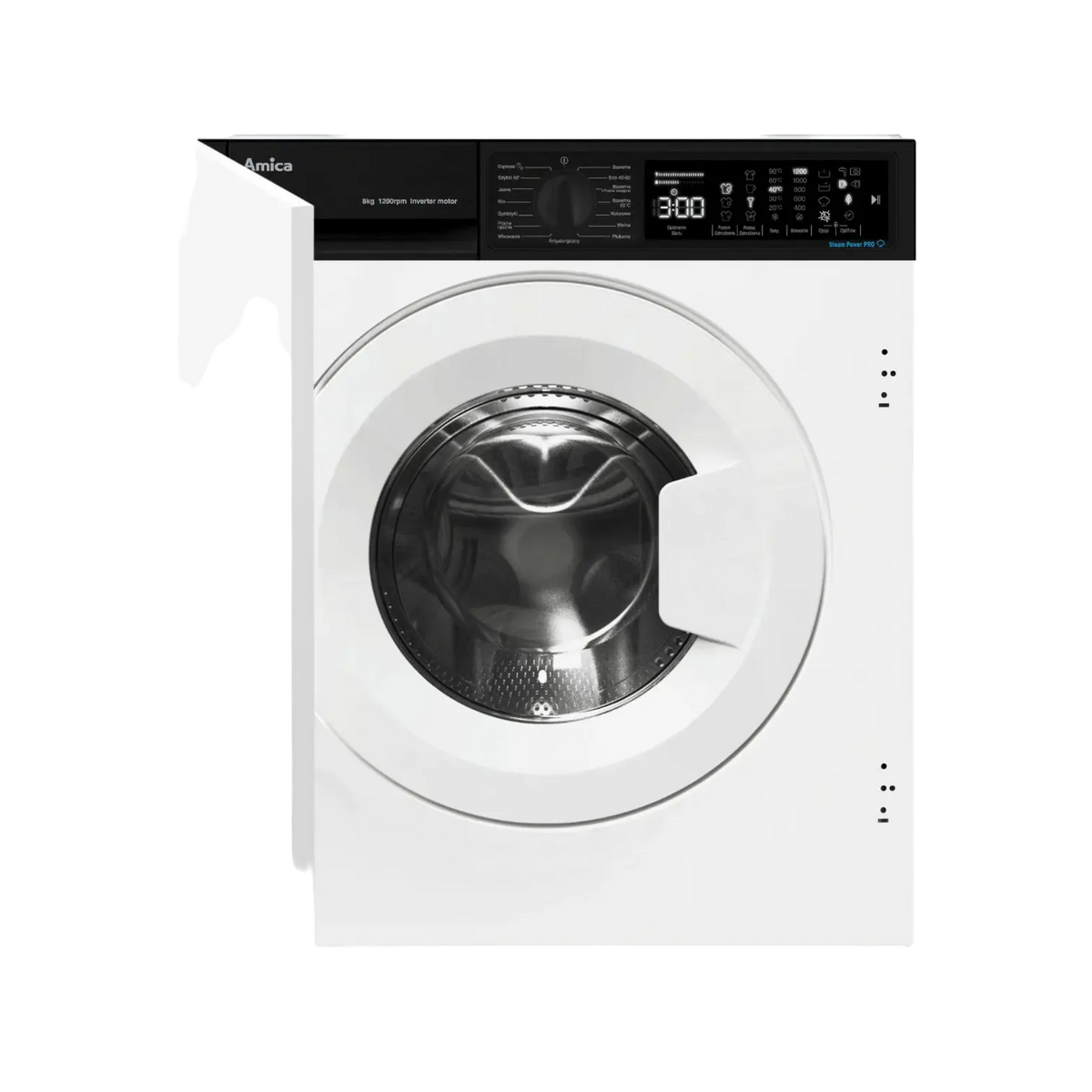 Pralka do zabudowy Amica WABIC812ALiSTO 8kg 1200rpm.