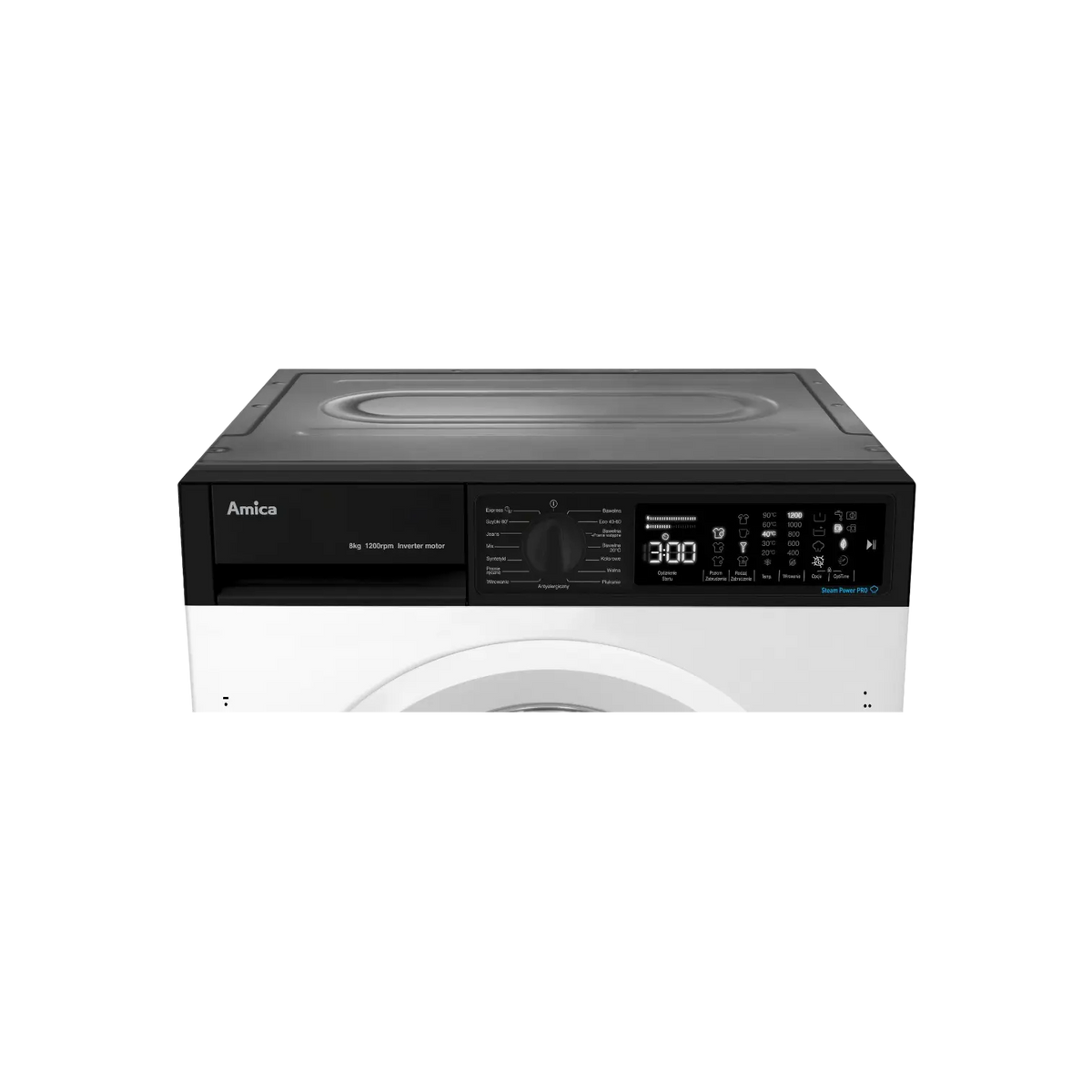 Pralka do zabudowy Amica WABIC812ALiSTO 8kg 1200rpm.