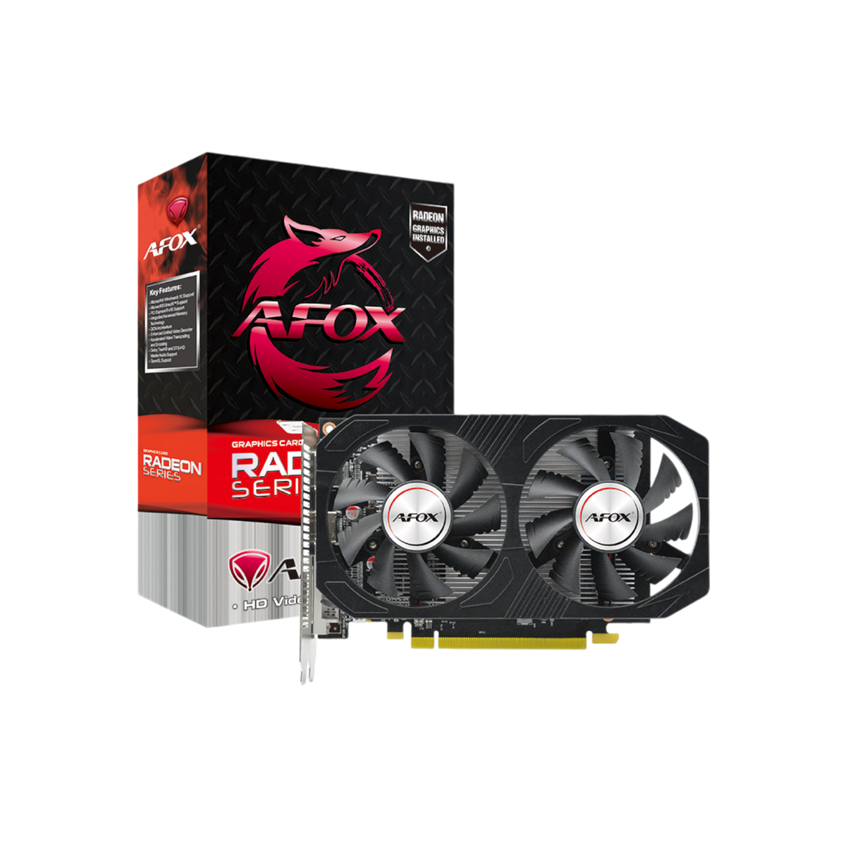 Karta graficzna AFOX Radeon RX 560 4GB GDDR5.