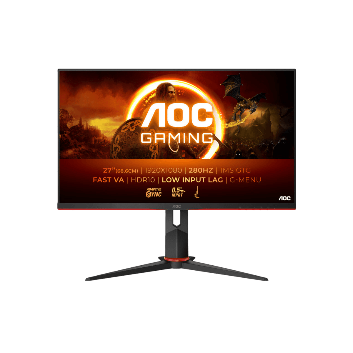 Monitor gamingowy AOC 27G2ZN3/BK 27" VA Full HD.