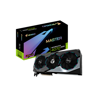 Karta graficzna Gigabyte AORUS GeForce RTX 4070 SUPER MASTER 12GB GDDR6X.