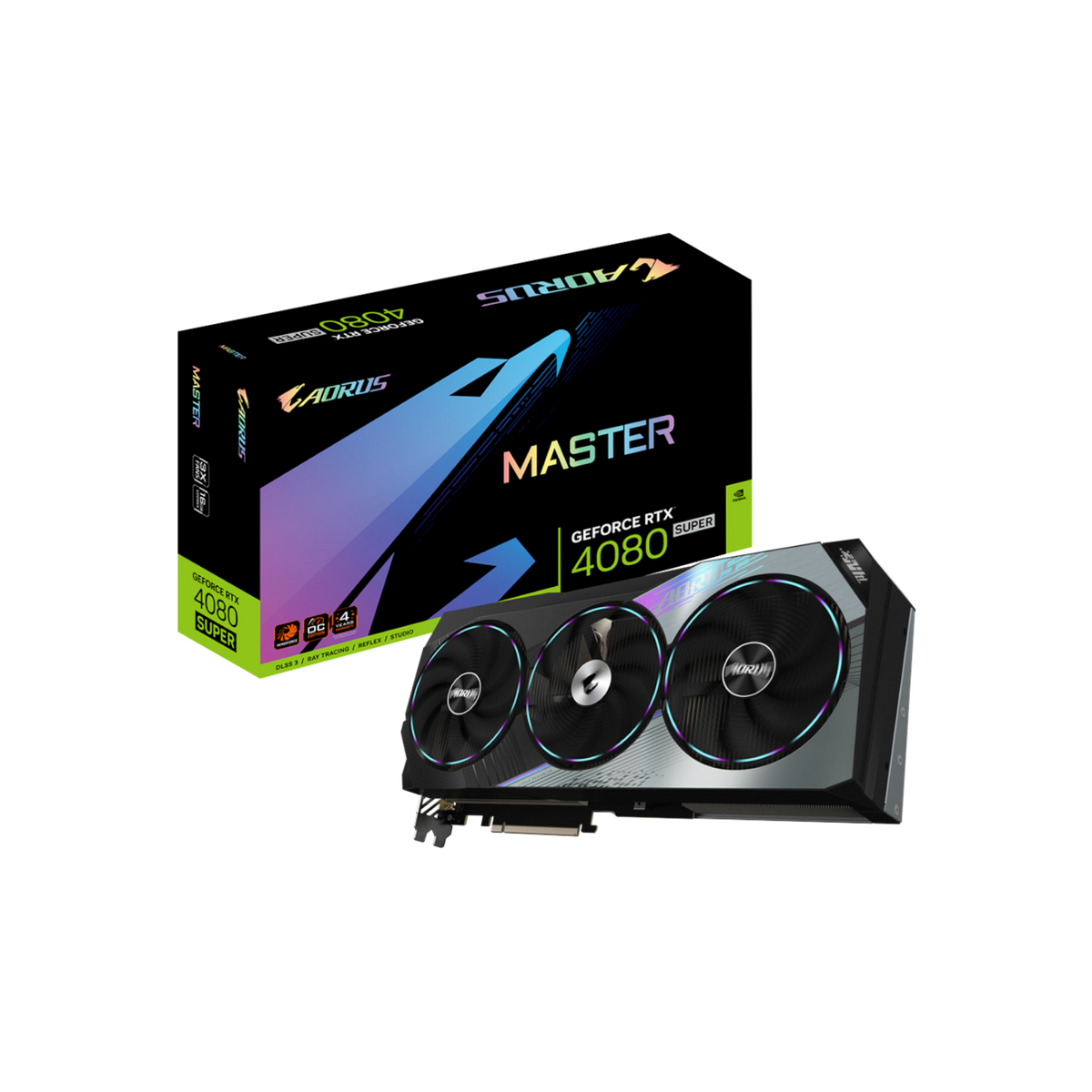 Karta graficzna Gigabyte AORUS GeForce RTX 4080 SUPER MASTER 16GB GDDR6X.