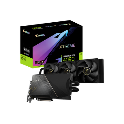 Karta graficzna Gigabyte AORUS GeForce RTX 4090 XTREME WATERFORCE 24GB GDDR6X.
