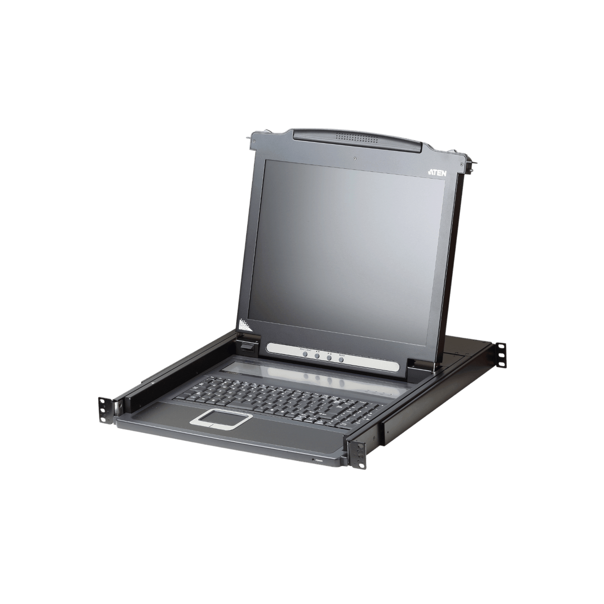 Konsola KVM ATEN CL1000N LCD 19" typu SingleRail (PS/2-USB, VGA).