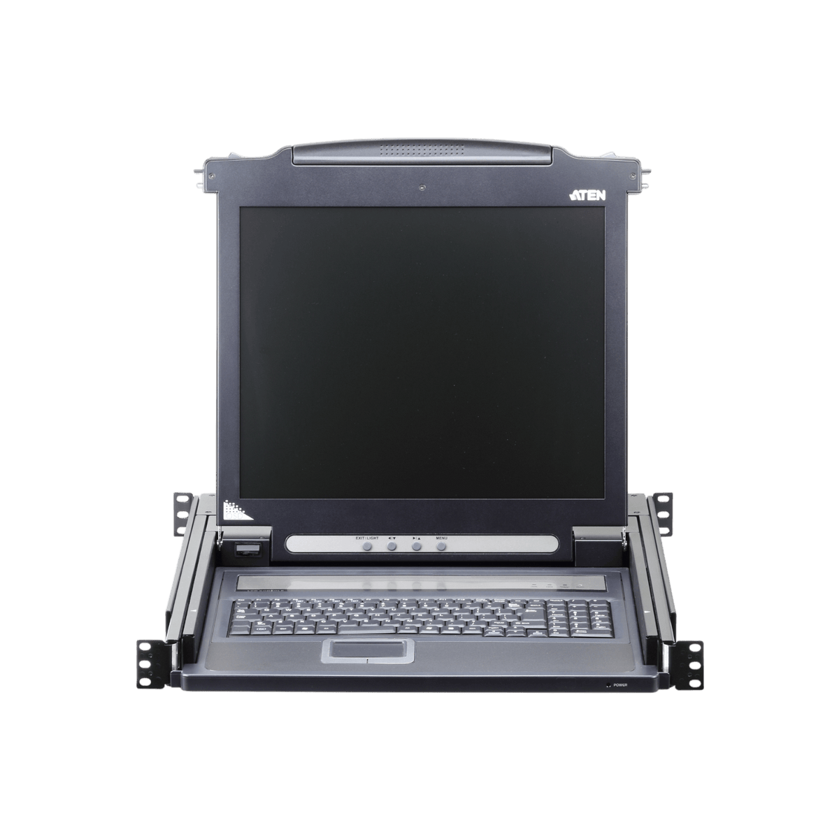 Konsola KVM ATEN CL1000N LCD 19" typu SingleRail (PS/2-USB, VGA).