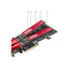 Kontroler AXAGON PCEM2-ND PCIe 2x NVMe M.2 SSD.