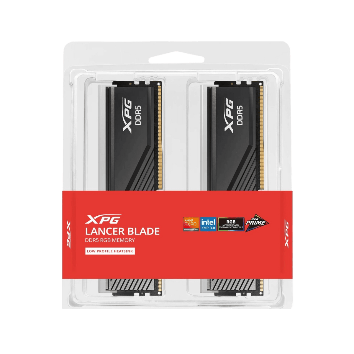 Pamięć RAM Adata XPG Lancer Blade RGB DDR5 32GB (2x16GB) 6000MHz CL30 Black.