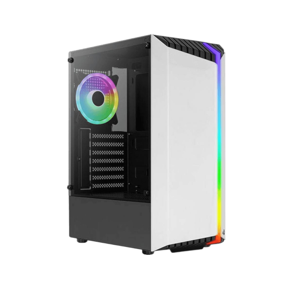Obudowa AeroCool Bionic RGB White.