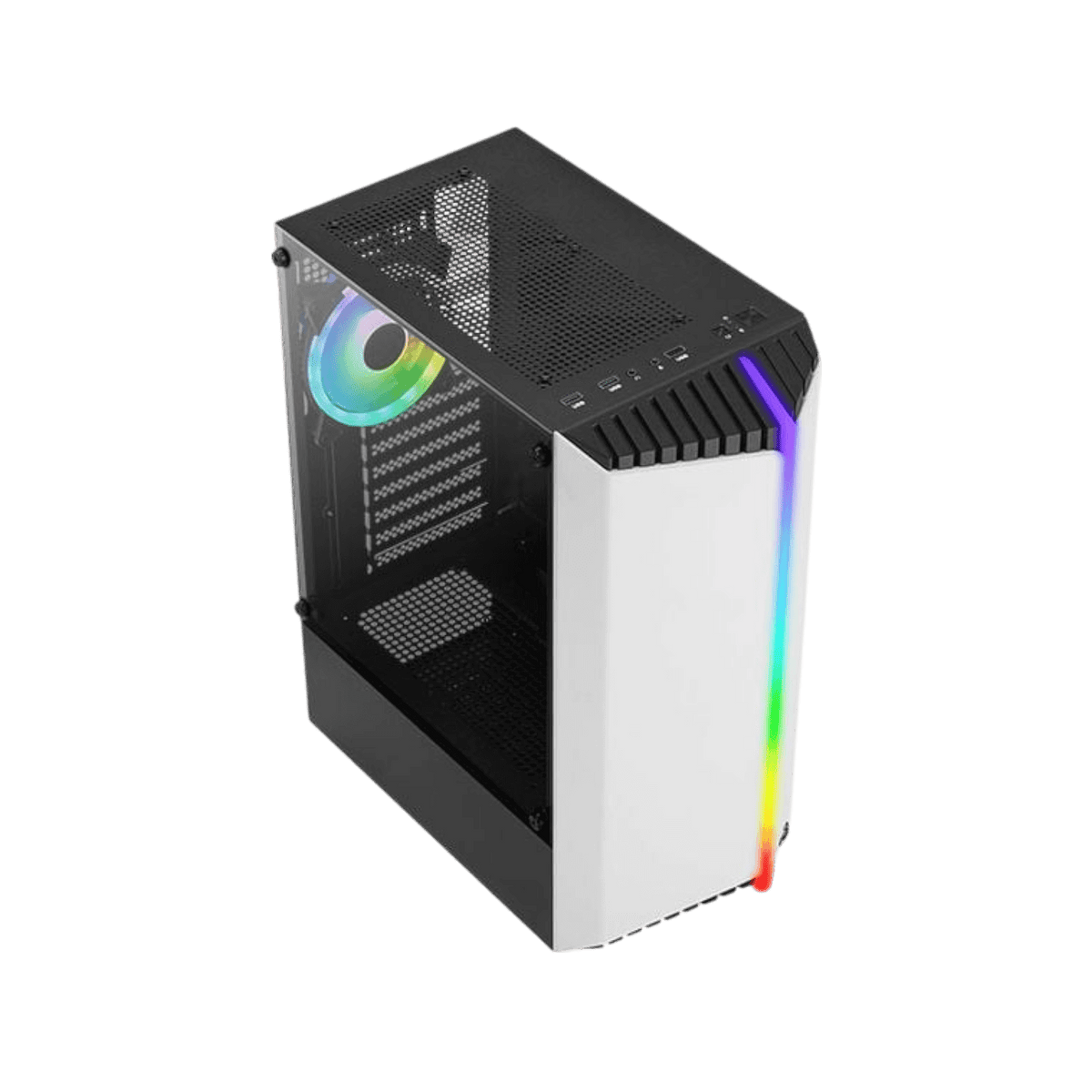 Obudowa AeroCool Bionic RGB White.