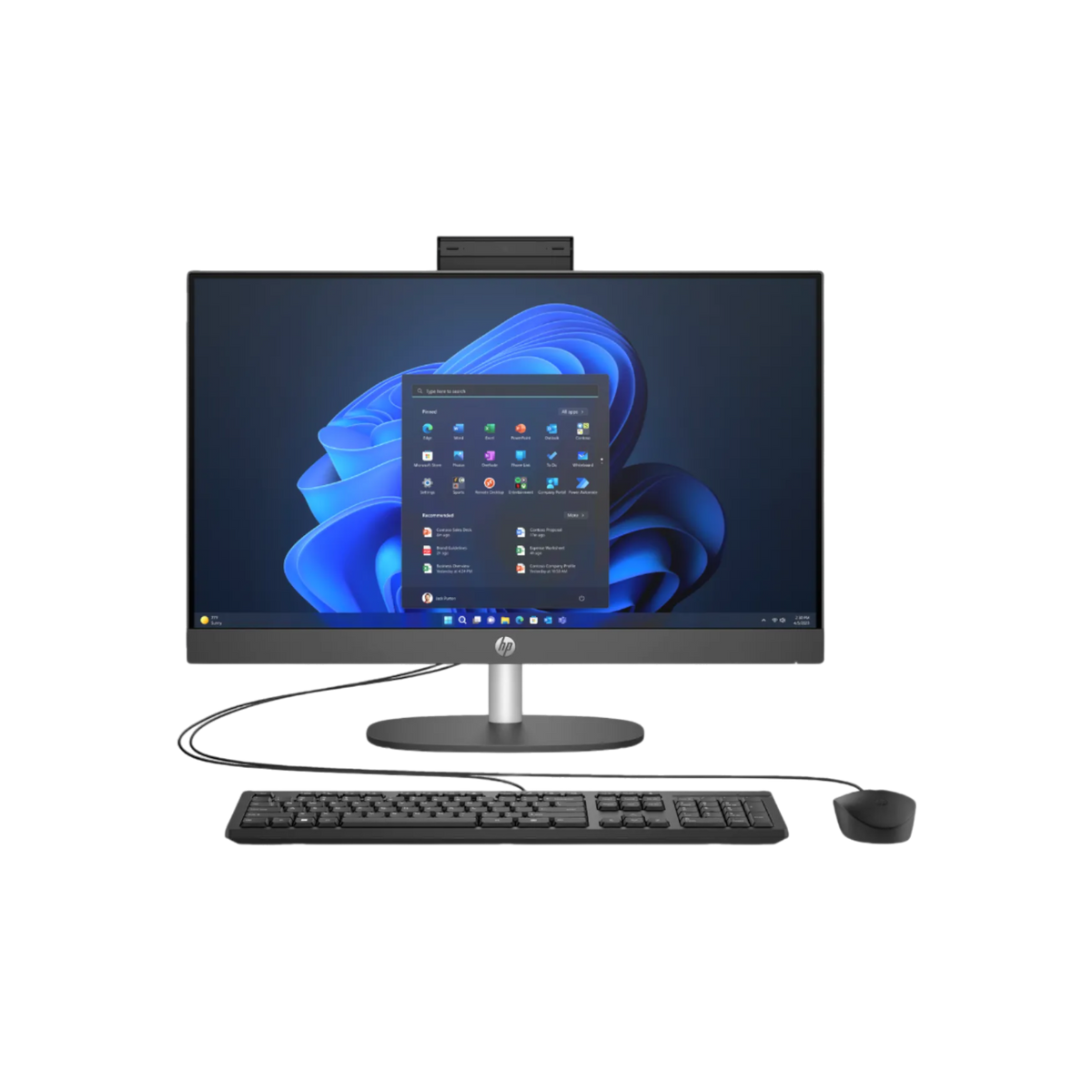 Komputer AiO HP ProOne 240 G10 i3-N300 23.8'' FHD 16GB 512GB SSD Wi-Fi Bluetooth Win 11 Pro Czarny.