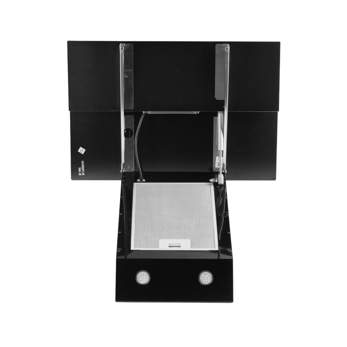 Okap kominowy Akpo WK-4 Balance Eco 60 cm Czarny.