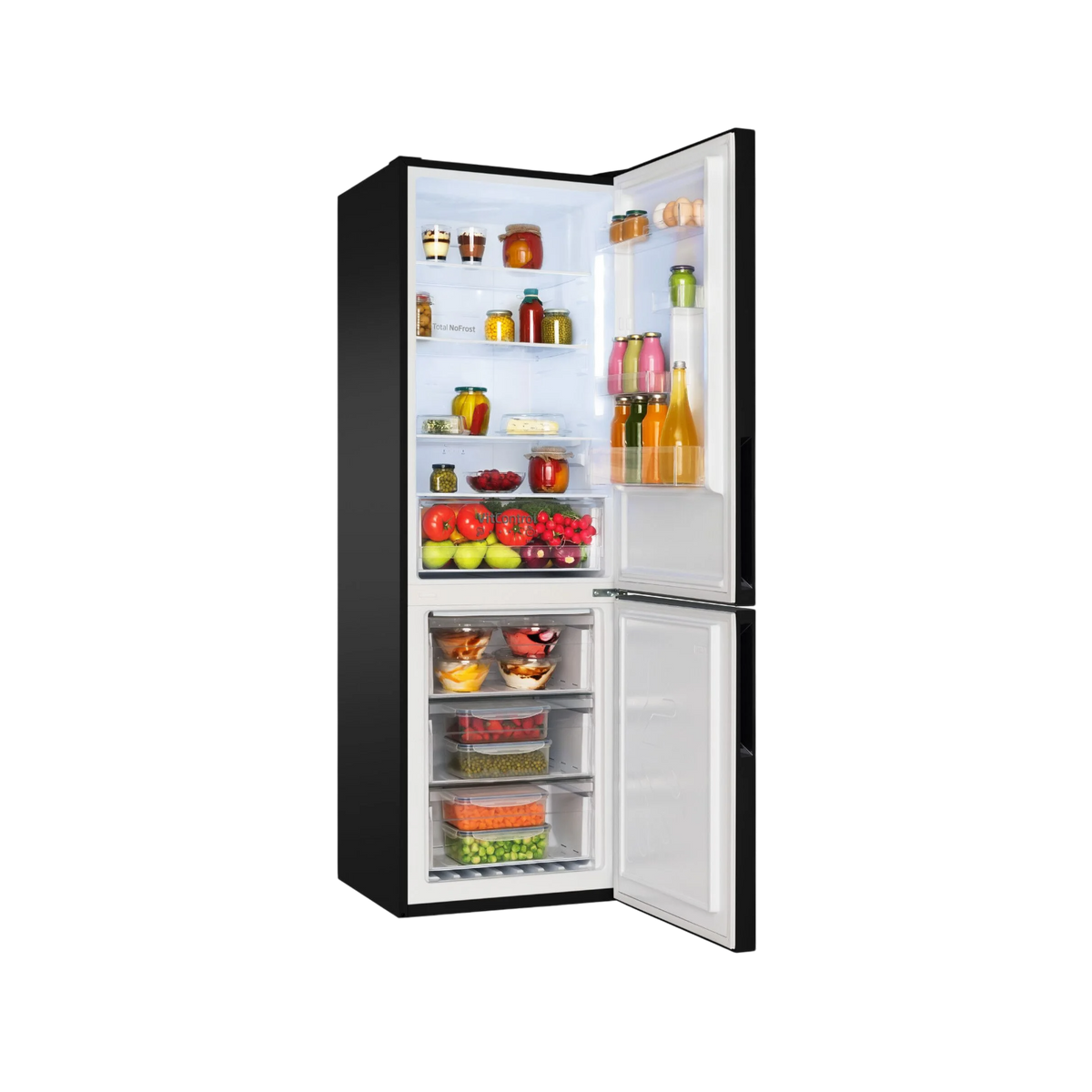 Lodówka wolnostojąca Amica FK3356.4GBDF(D) No Frost Slim 185cm.