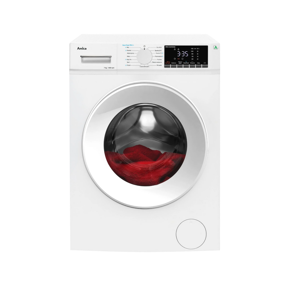 Pralka wolnostojąca Amica WA5S714ALiSH 7kg 1400rpm.