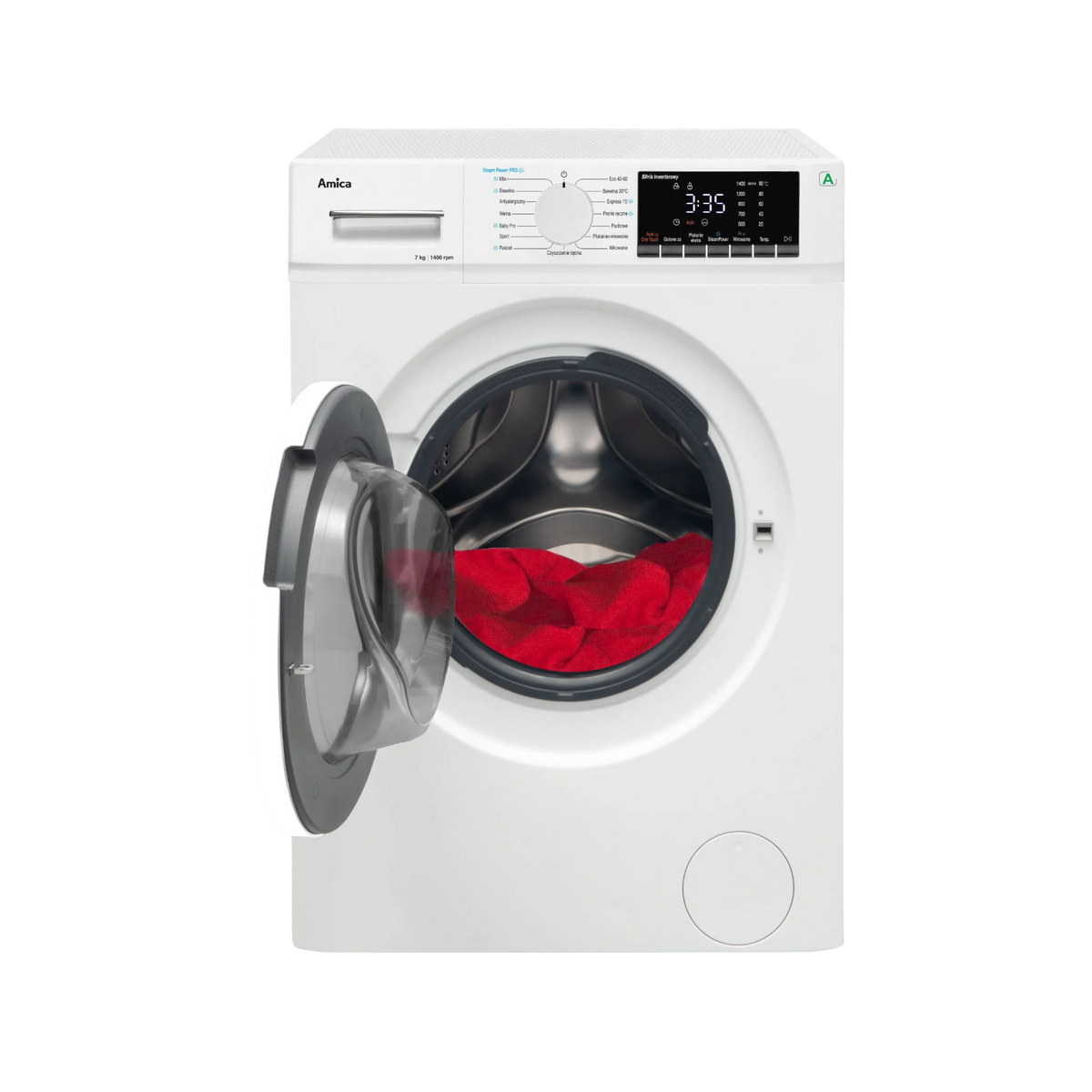Pralka wolnostojąca Amica WA5S714ALiSH 7kg 1400rpm.