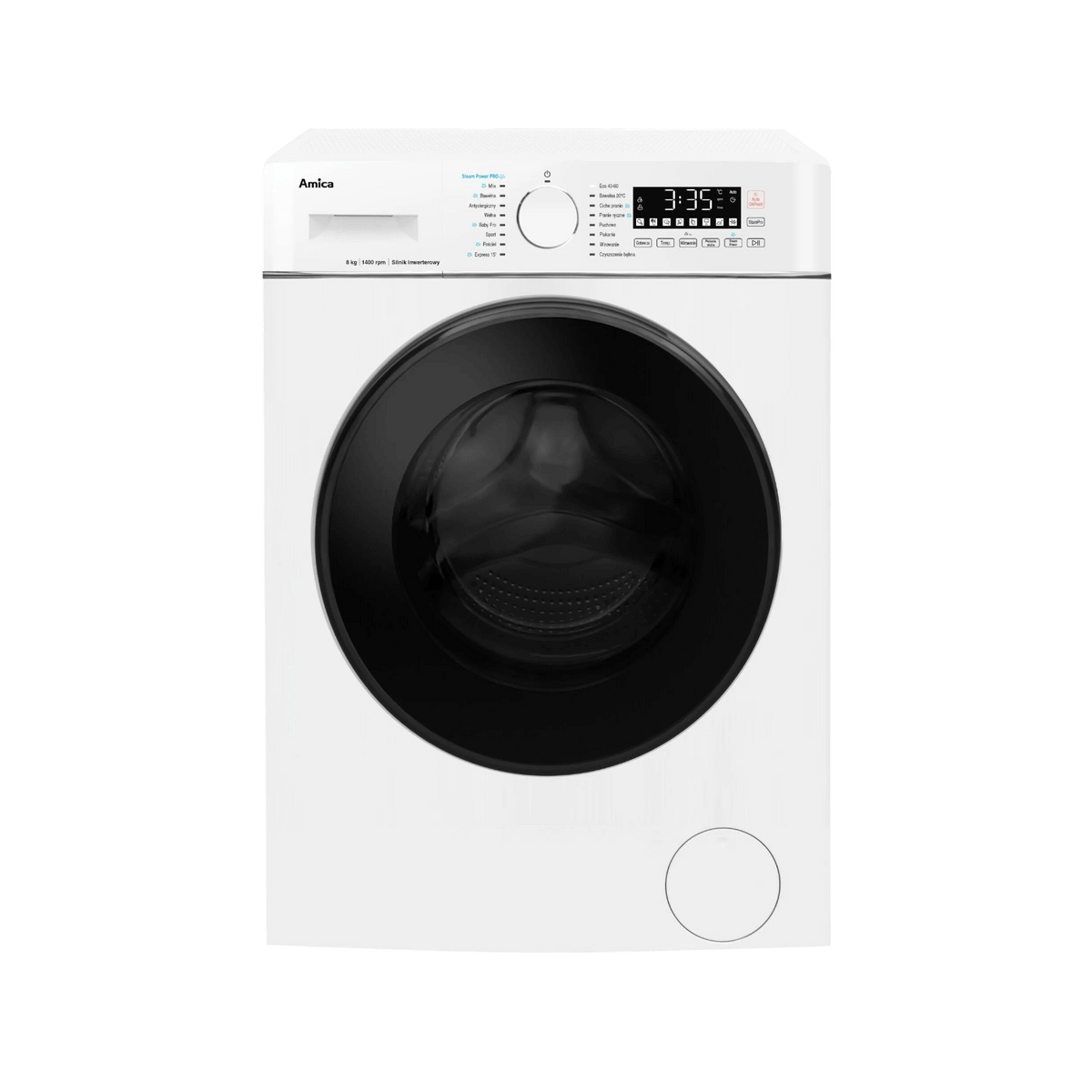 Pralka wolnostojąca Amica WA5S814ADiSOzH 8kg 1400rpm.