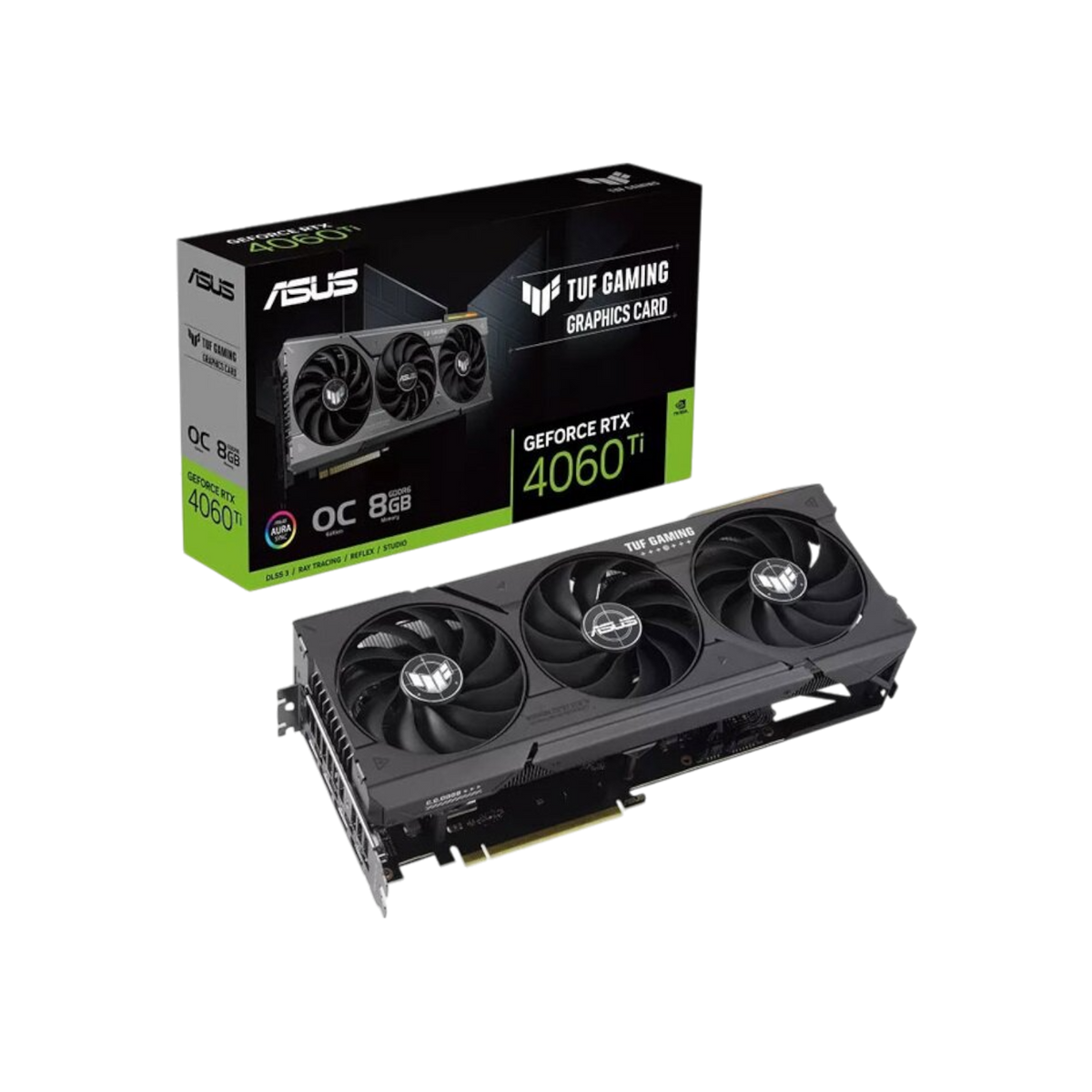 Karta graficzna Asus TUF Gaming GeForce RTX 4060 Ti OC 8GB GDDR6X.