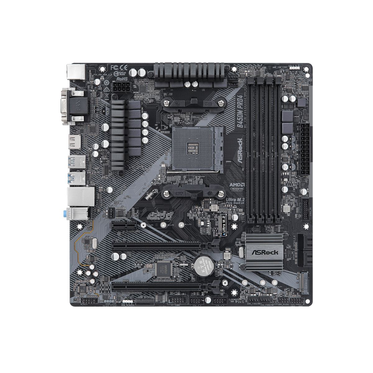 Płyta główna ASRock B450M PRO4 R2.0.