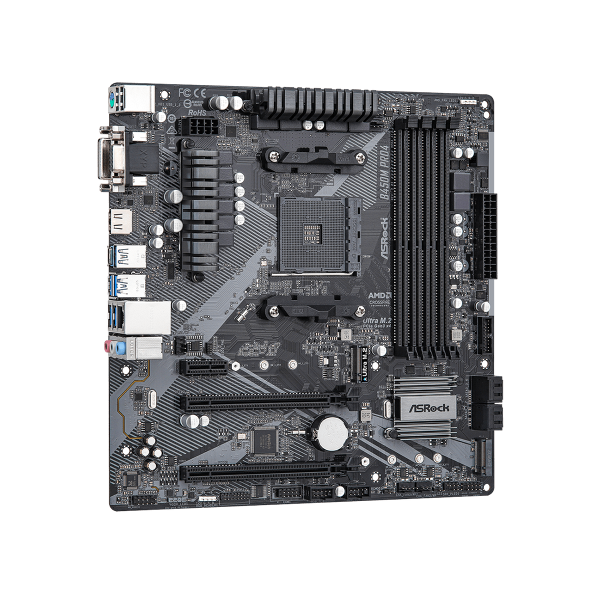 Płyta główna ASRock B450M PRO4 R2.0.