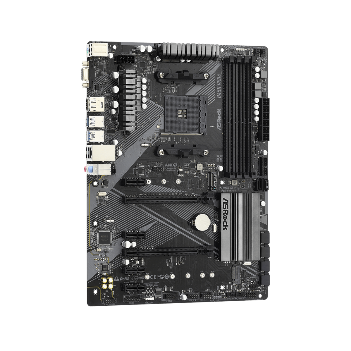 Płyta główna ASRock B450 PRO4 R2.0.