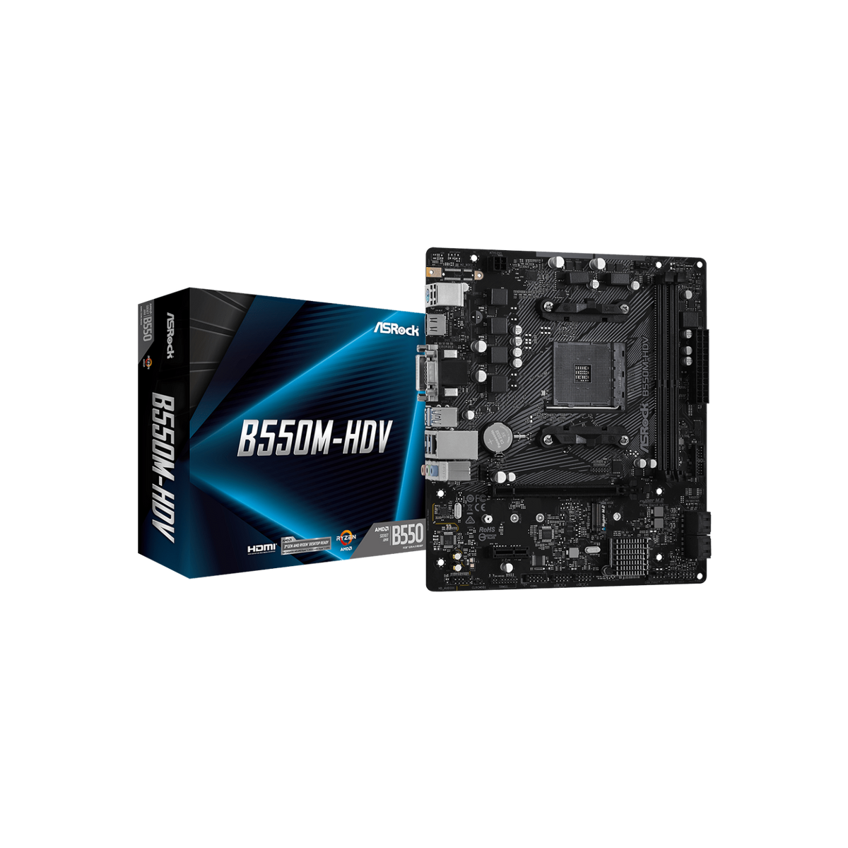 Płyta główna ASRock B550M-HDV.