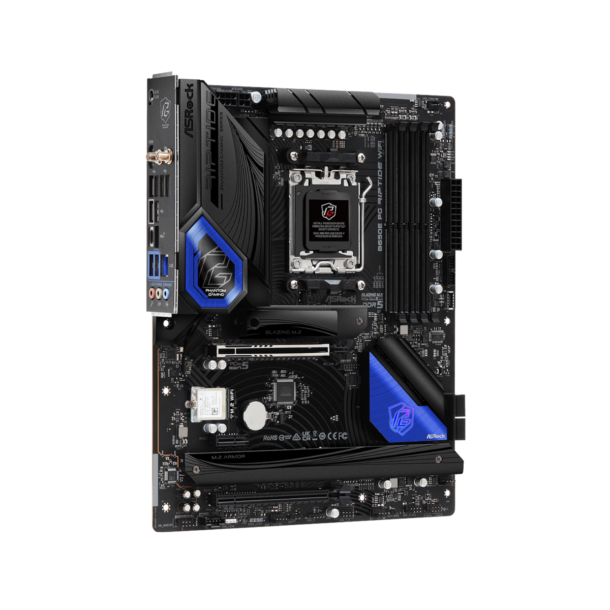 Płyta główna ASRock B650E PG Riptide WiFi.