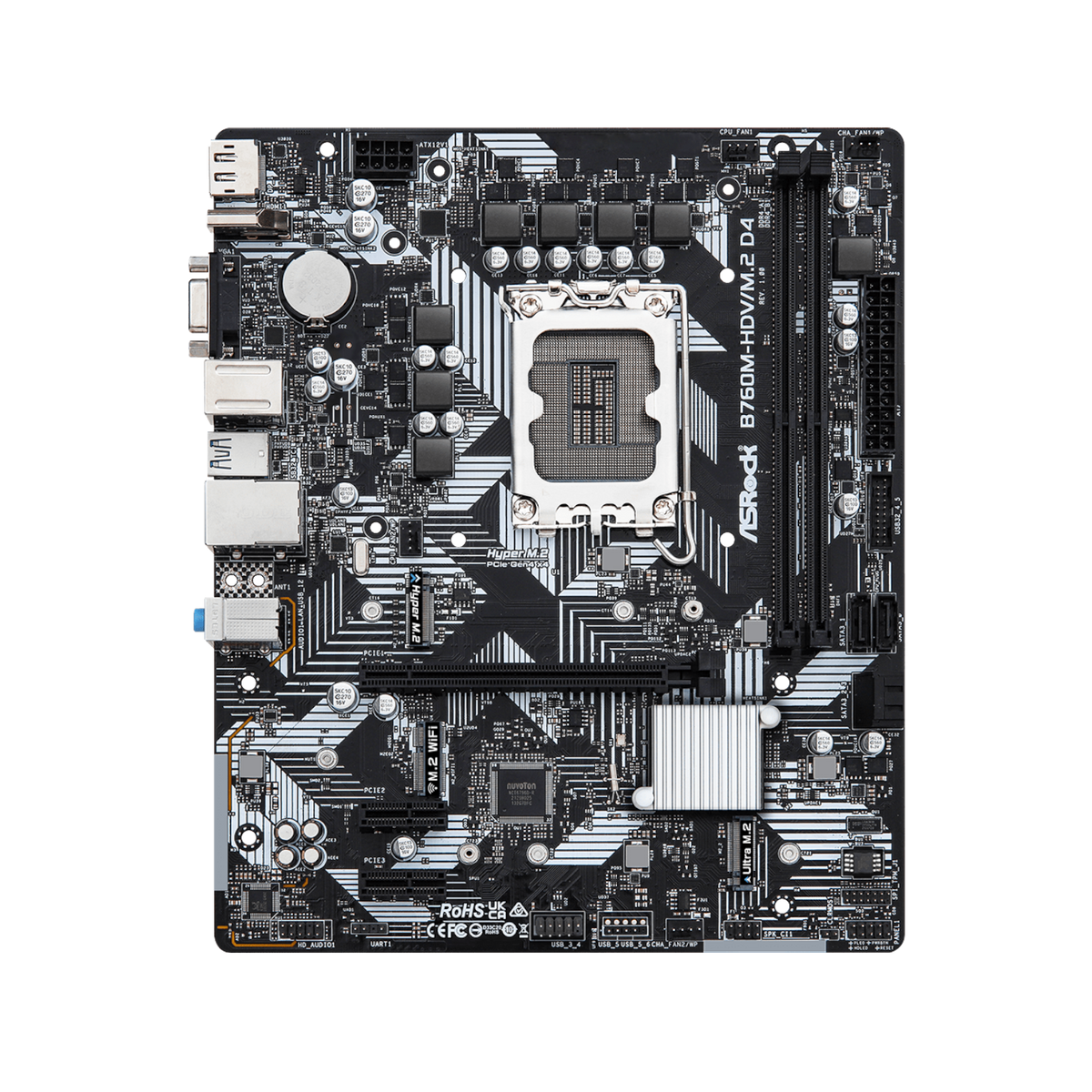 Płyta główna ASRock B760M-HDV/M.2 D4.