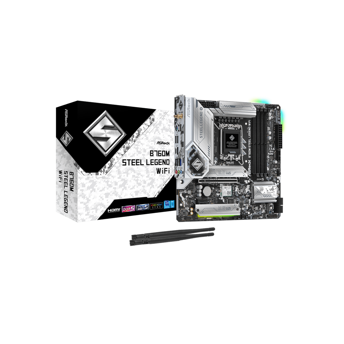 Płyta główna ASRock B760M Steel Legend WiFi.