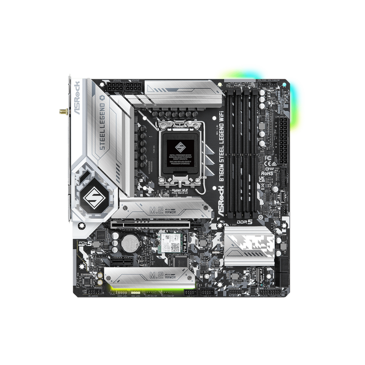 Płyta główna ASRock B760M Steel Legend WiFi.