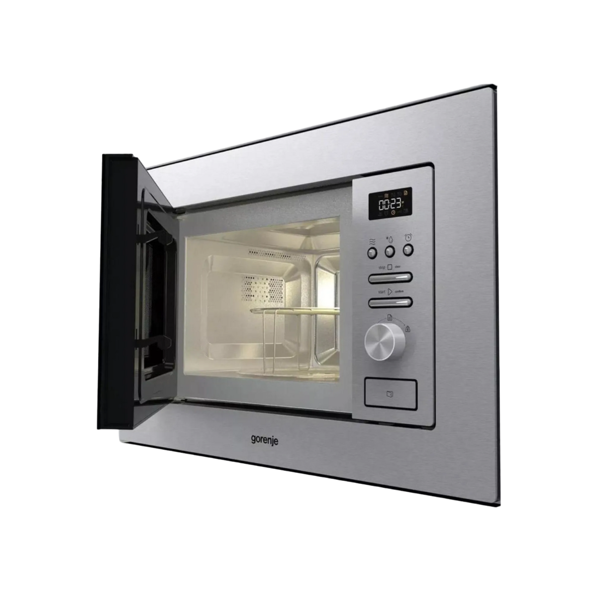 Kuchenka mikrofalowa do zabudowy Gorenje BMI201AG1X Grill.