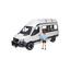 Kamper BRUDER Mercedes Sprinter z figurką i akcesoriami.